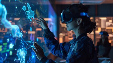 Immersive VR Interaction with Holographic Interfaces