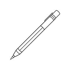 pen on white background