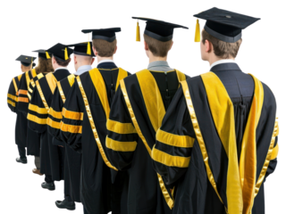 PNG Graduates in academic regalia lined