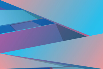 Multi colored abstract pattern background. Geometric shapes. Triangle angle folded polygon background. Color gradient ombre. Light shadow. Matte shimmer. Minimum.