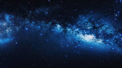 Naklejka premium Milky Way Galaxy in the Night Sky