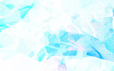 Light Blue, Green vector pattern with random forms.