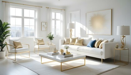 Photo interior modern design room 3d illustration