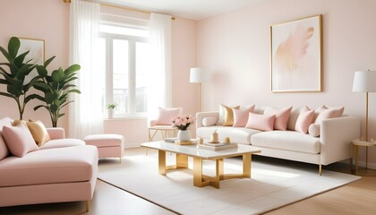 Photo interior modern design room 3d illustration