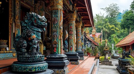 Chiang Mai hills boast temple finery