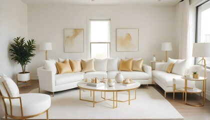 Fototapeta premium Photo interior modern design room 3d illustration