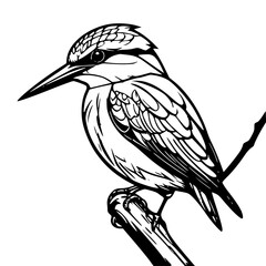 Fototapeta premium bird on a branch