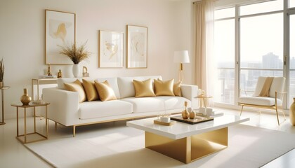 Photo interior modern design room 3d illustration