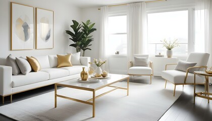Photo interior modern design room 3d illustration