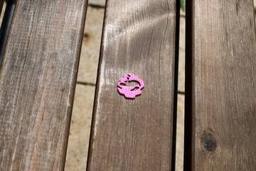 Texture of wood and wood products. Still life with an object on a texture background.