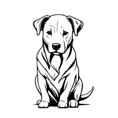 Fototapeta premium portrait of a retriever