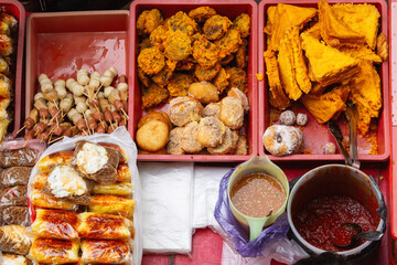 Traditional Malaysian Street Food Assortment