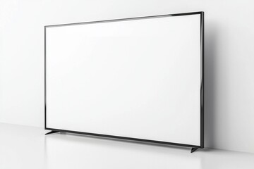 TV screen mockup on isolated background created with Generative AI