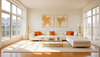 Fototapeta premium Photo interior modern design room 3d illustration