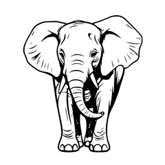 elephant cartoon illustration