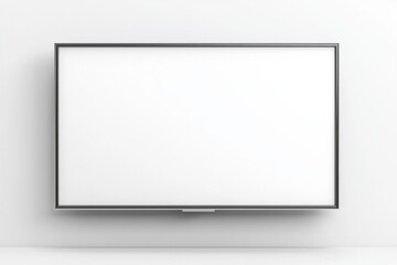 TV screen mockup on isolated background created with Generative AI