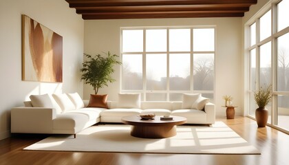 Photo interior modern design room 3d illustration