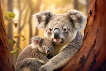 Obraz premium Koala Animal Wild Beauty Freedom Wilderness Enchanting