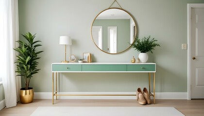 Photo interior modern design room 3d illustration