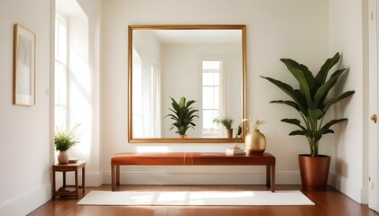 Photo interior modern design room 3d illustration