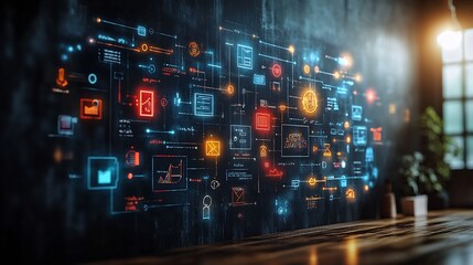 Mind map detailing graphic design software tools Adobe Photoshop and Illustrator to CorelDRAW and Figma