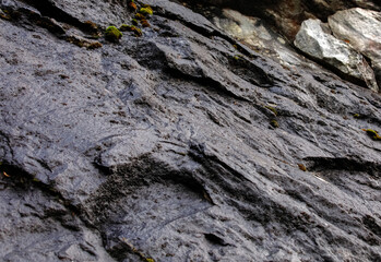 Marble Quarry, Karelia, marble, nature background.