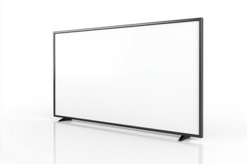 TV screen mockup on isolated background created with Generative AI