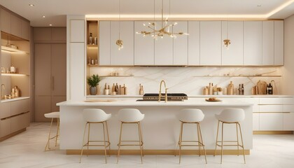 Photo interior modern design room 3d illustration