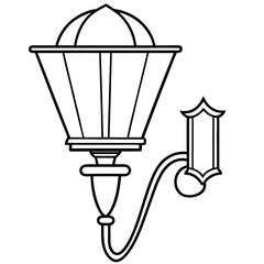 Wall Sconce Art Vector