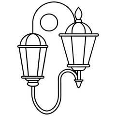 Wall Sconce Art Vector