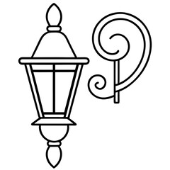 Wall Sconce Art Vector