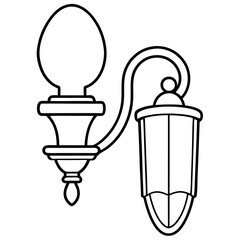 Wall Sconce Art Vector