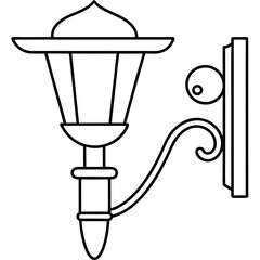 Wall Sconce Art Vector