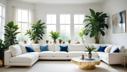 Photo interior modern design room 3d illustration