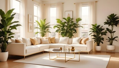 Fototapeta premium Photo interior modern design room 3d illustration