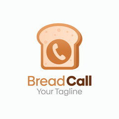 Bread Call Logo Design Template. Good for Business, Agency, Community and Organization