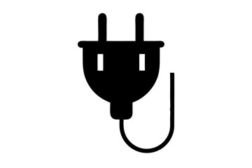 Electric plug icon design