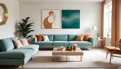 Photo interior modern design room 3d illustration