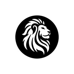 Lion Logo Iconic Silhouette Art png