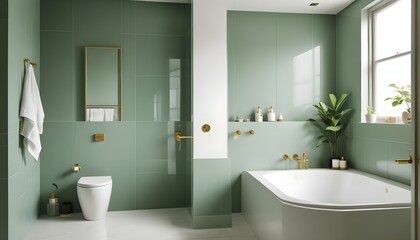 Photo interior modern design room 3d illustration