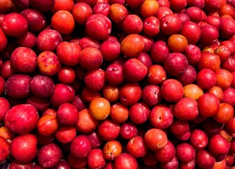 red apples background