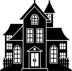 house silhouette vector