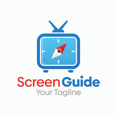 Screen Guide Logo Design Template. Good for Business, Agency, Community and Organization