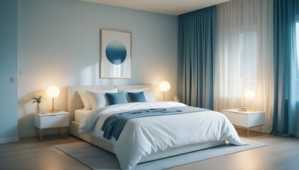 Photo interior modern design room 3d illustration