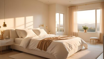 Photo interior modern design room 3d illustration