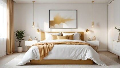 Photo interior modern design room 3d illustration