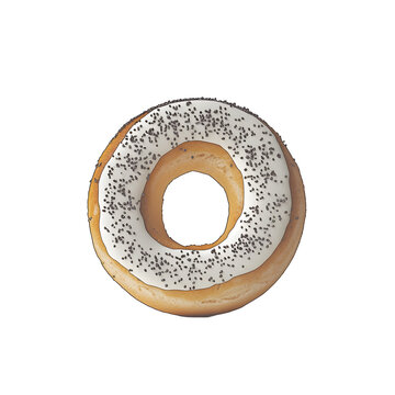 recommend clip art: Bagel line icon