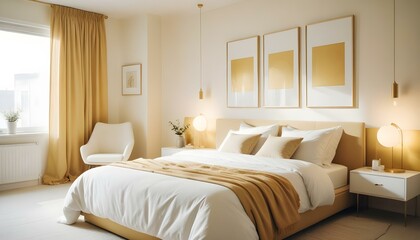 Photo interior modern design room 3d illustration