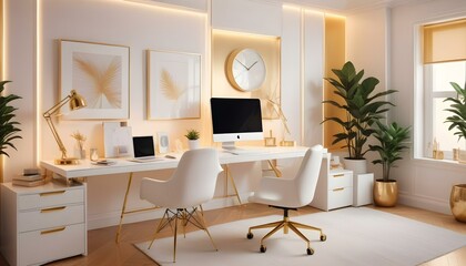 Photo interior modern design room 3d illustration
