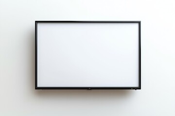 Obraz premium TV screen mockup on isolated background created with Generative AI